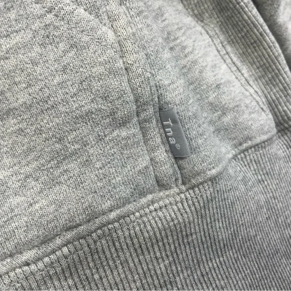 TNA Womens Hooded Drawstring Sweater Gray. Size 1. - Picture 7 of 7